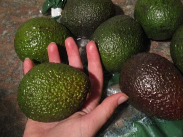 Is it possible to eat a brown avocado inside and what to do if it is bitter