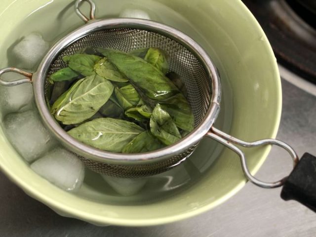 Is it possible to freeze basil for the winter