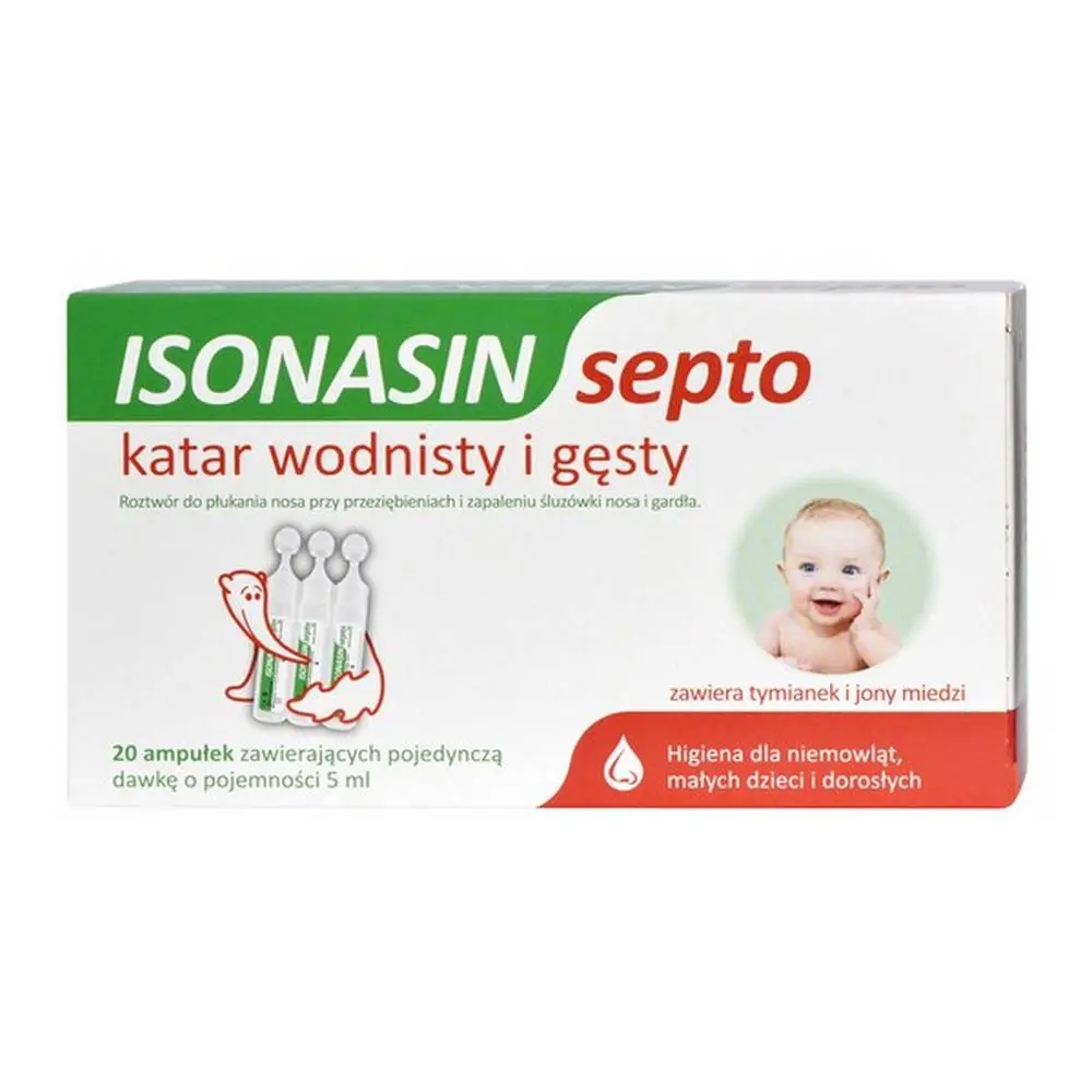 Isonasin septo &#8211; indications, dosage, contraindications, precautions