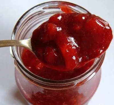 Jam from gooseberry