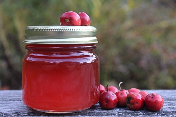 Jam, jelly and hawthorn jam