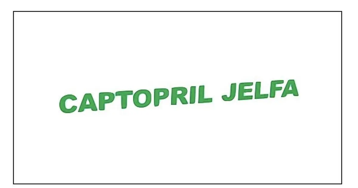 Jelfa Captopril for the heart. When is Captopril Jelfa used?