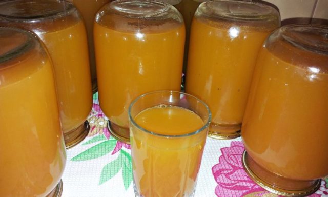 Juice from ranetki for the winter at home