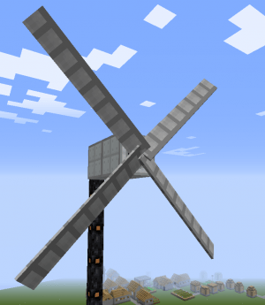 Kinetic Wind Turbine Industrial Craft 2