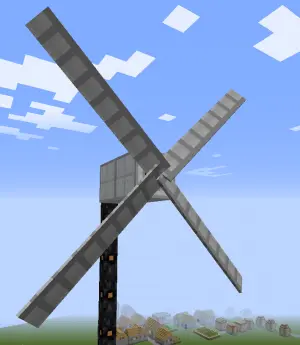 Kinetic Wind Turbine Industrial Craft 2