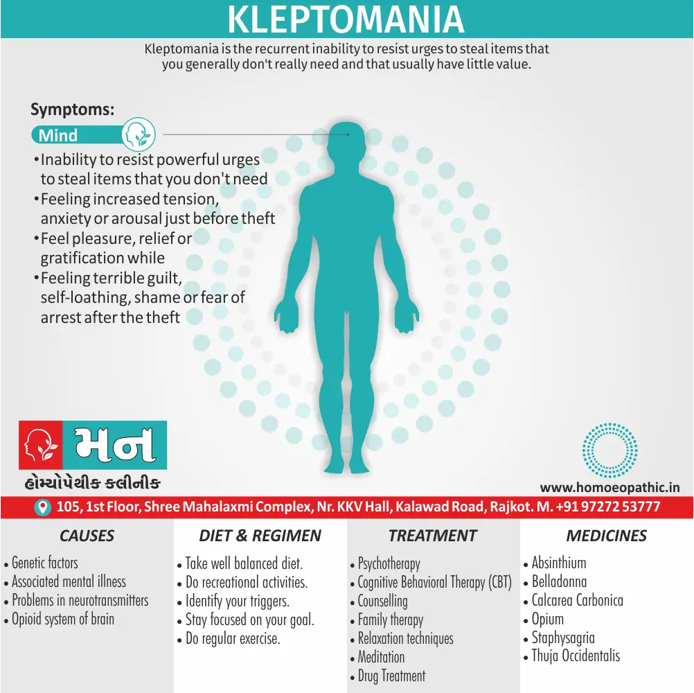 Kleptomania &#8211; causes and symptoms. What is the treatment of kleptomania?