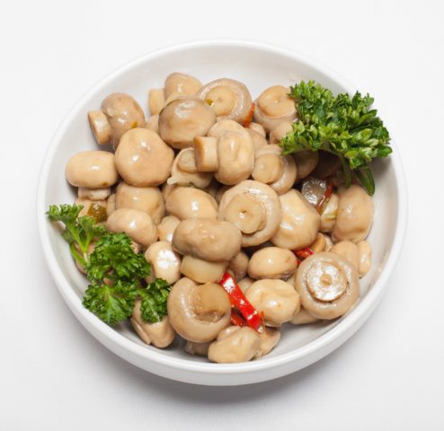 Korean champignons at home: recipes with photos