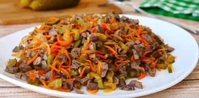 Korean-style cucumber salad with meat: recipes with photos and videos