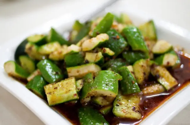 Korean-style cucumber salad with meat: recipes with photos and videos