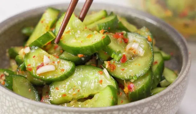 Korean-style cucumber salad with meat: recipes with photos and videos