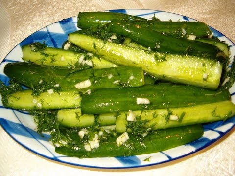 Korean style salted cucumbers with carrots