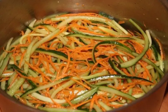 Korean-style sesame cucumbers: 8 step-by-step recipes with photos