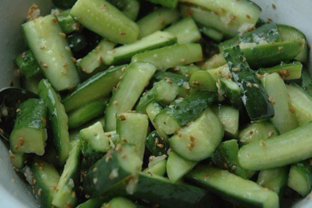 Korean-style sesame cucumbers: 8 step-by-step recipes with photos