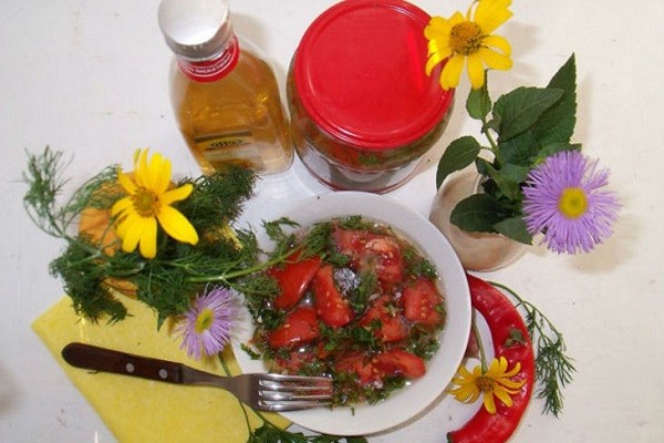 Korean tomatoes: the most delicious and quick recipes