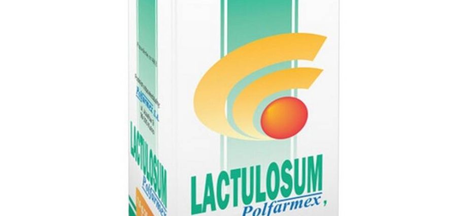 Lactulosum Polfarmex for constipation and liver failure. What is the dosage of the drug?