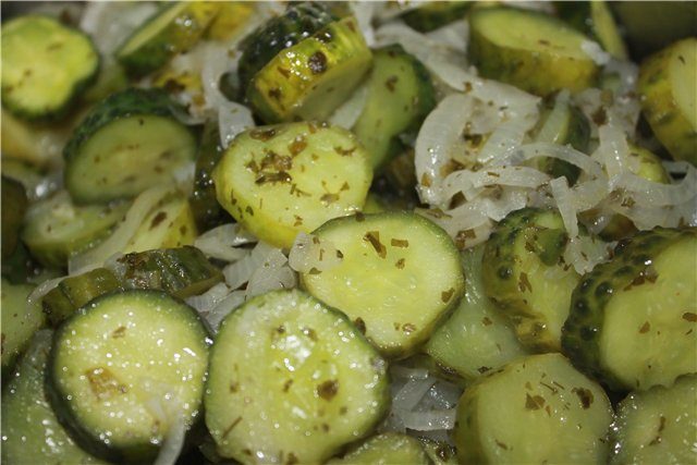 Latgale cucumber salad recipe