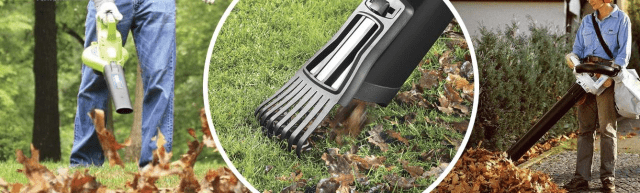 Leaf vacuum cleaner