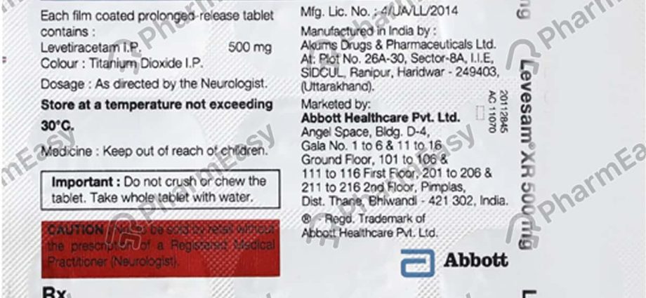 Levetiracetam &#8211; action, contraindications, side effects, price