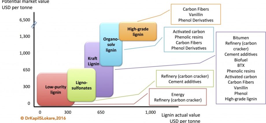 Lignin &#8211; description, application, price