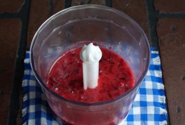 Lingonberries mashed with sugar