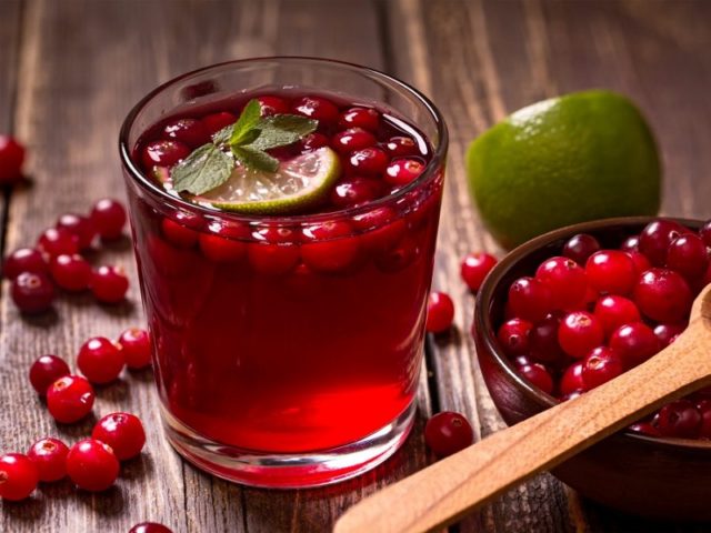 Lingonberry fruit drink