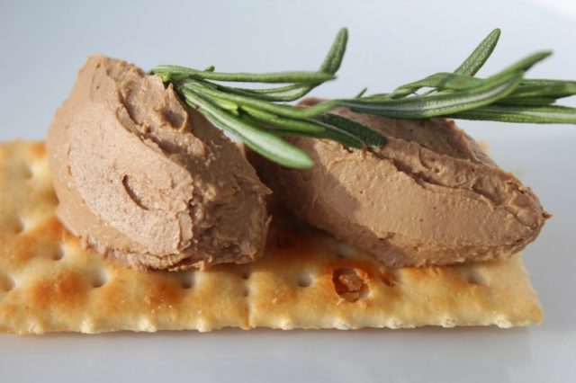 Liver pate from turkey liver