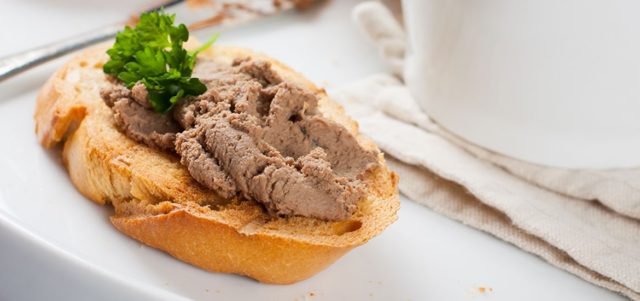 Liver pate from turkey liver