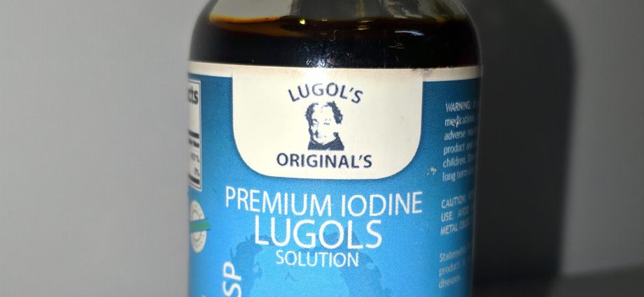 Lugol&#8217;s fluid can be dangerous! Here are the side effects [LIST]