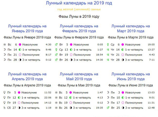 Lunar sowing calendar for January 2019: a detailed diagram for gardeners and gardeners + table