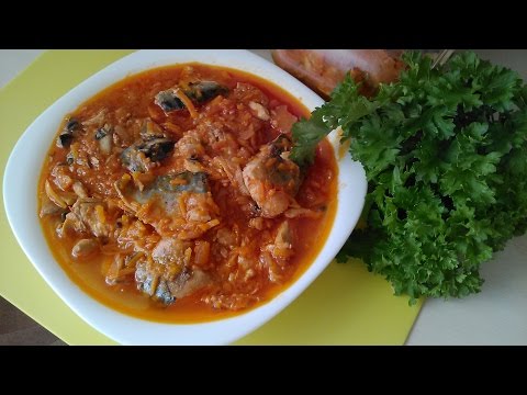 Mackerel salad for the winter