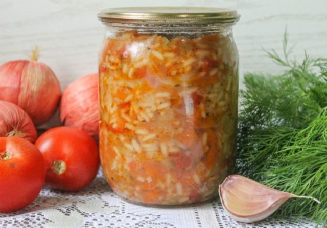 Mackerel salad for the winter