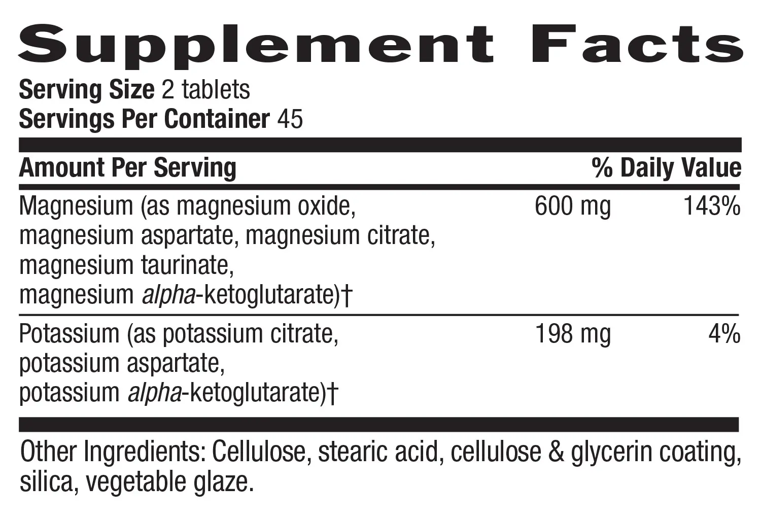 Magne-Balans Plus for potassium, magnesium and aspartate deficiency. Composition and dosage