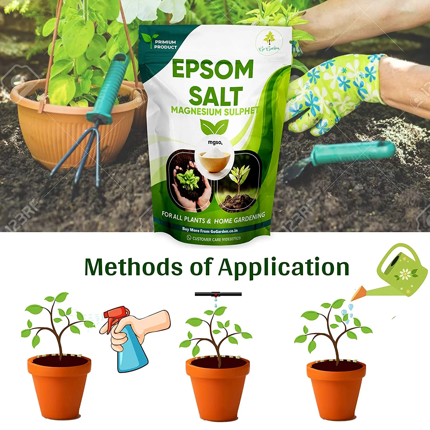 Magnesium sulfate fertilizer: application in the garden