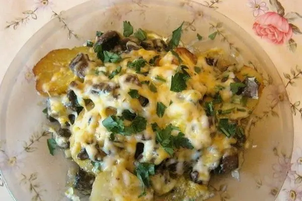 Main dishes with champignons: homemade recipes