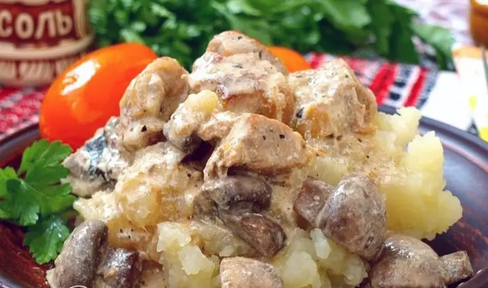 Mashed Potatoes with Mushrooms: Step by Step Recipes