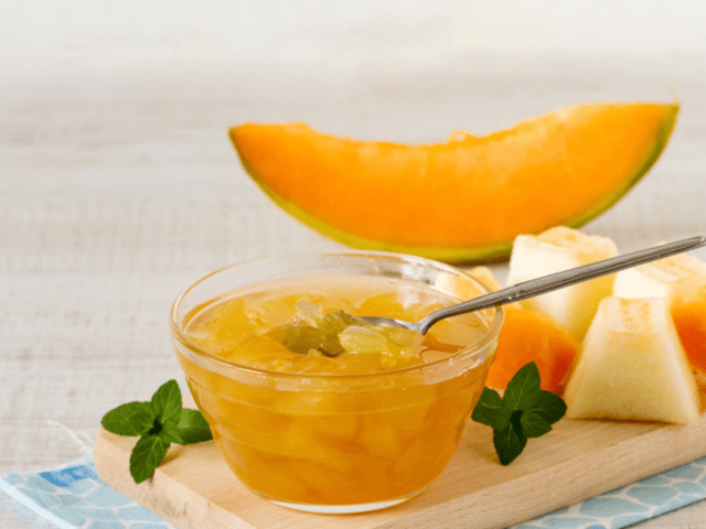 Melon jam for the winter in a slow cooker