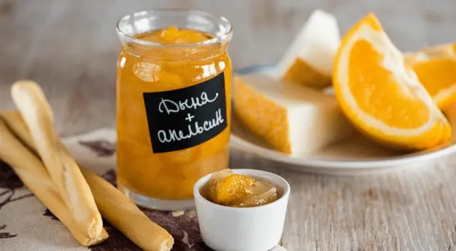 Melon jam for the winter in a slow cooker