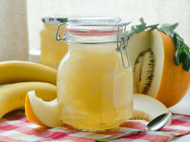 Melon jam for the winter in a slow cooker