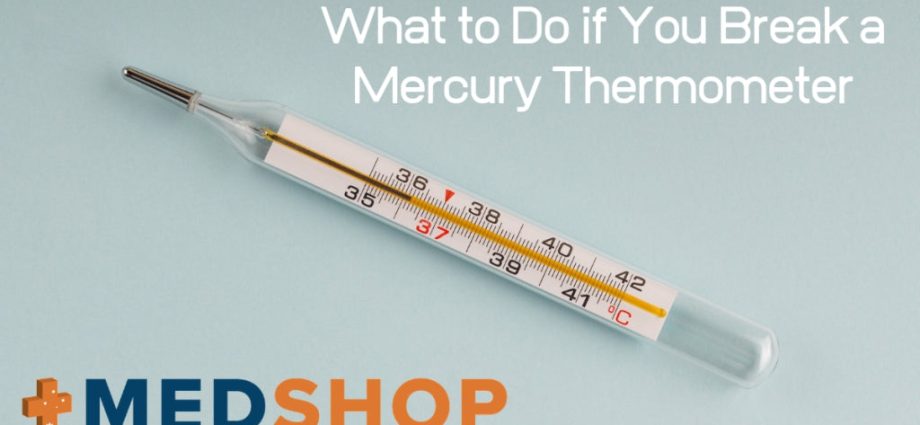 Mercury thermometer &#8211; how does it work? What to do when it crashes?