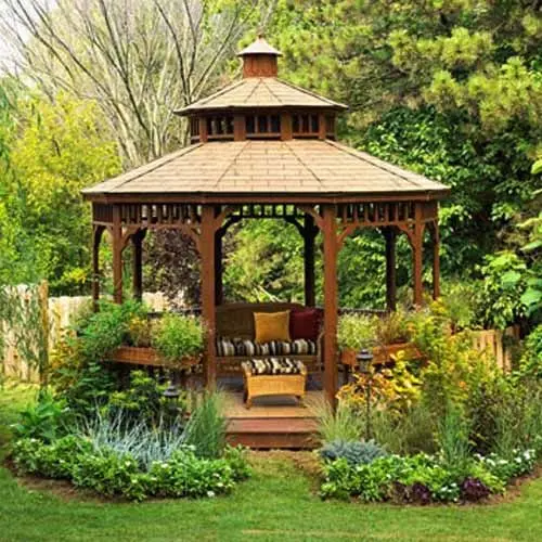 Metal gazebos: types of welded frame structures, projects and drawings for the construction of summer garden pavilions