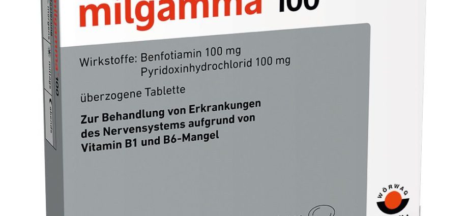 Milgamma 100 &#8211; action, indications, dosage, contraindications, substitutes