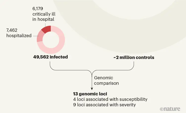 Minor gene variants can affect the severity of COVID-19