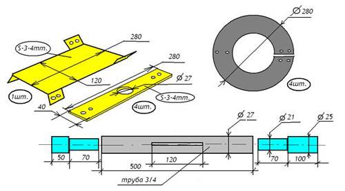 Miracle snow shovel with auger