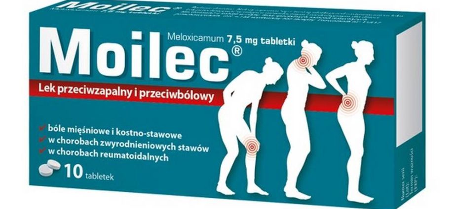 Moilec &#8211; action, indications, side effects. A strong anti-inflammatory and analgesic drug