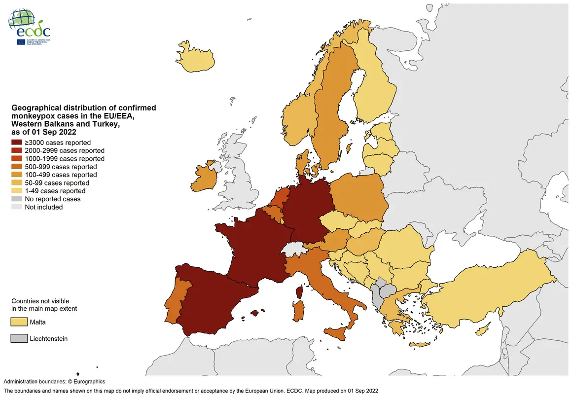 Monkey pox in Poland. The latest data on the number of infections