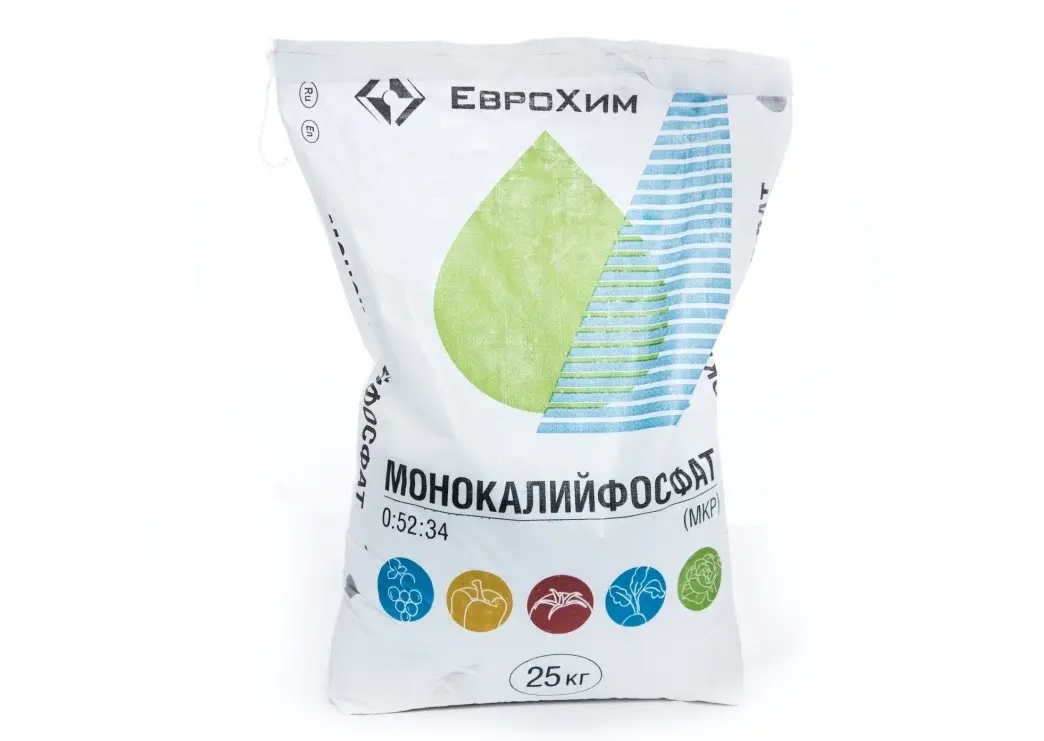 Monopotassium phosphate: fertilizer application for growing various crops