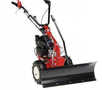 Mounted snow blower for Salyut walk-behind tractor