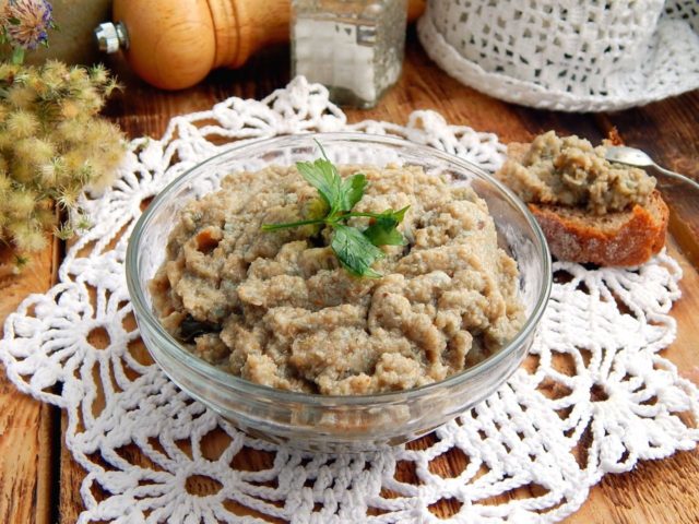 Mushroom caviar from rice for the winter: a simple recipe for cooking