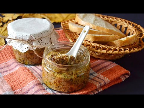 Mushroom caviar from rice for the winter: a simple recipe for cooking