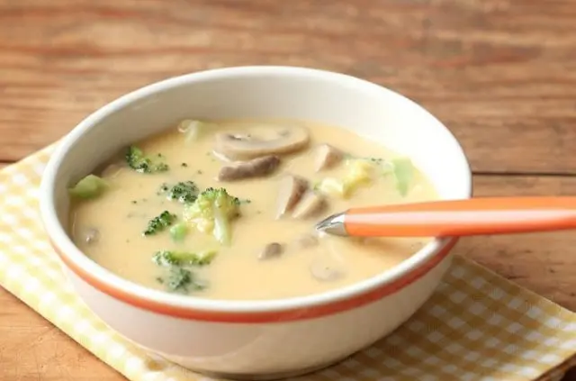 Mushroom cream soup from champignons: recipes with photos